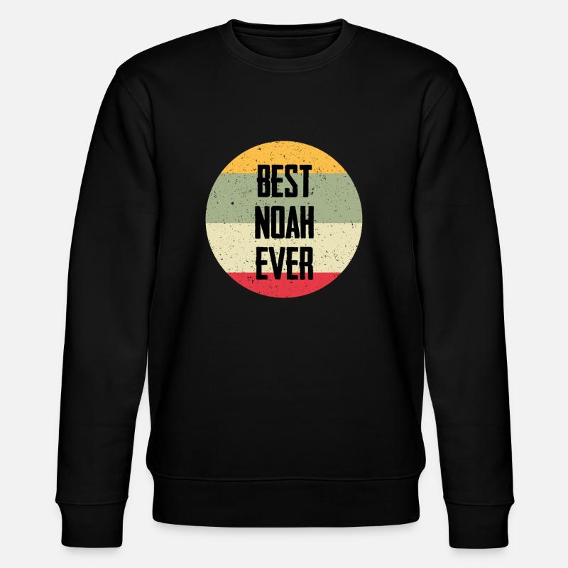 Best Noah Ever - Stanley/Stella Unisex Bio-Sweatshirt CHANGER  - Schwarz
