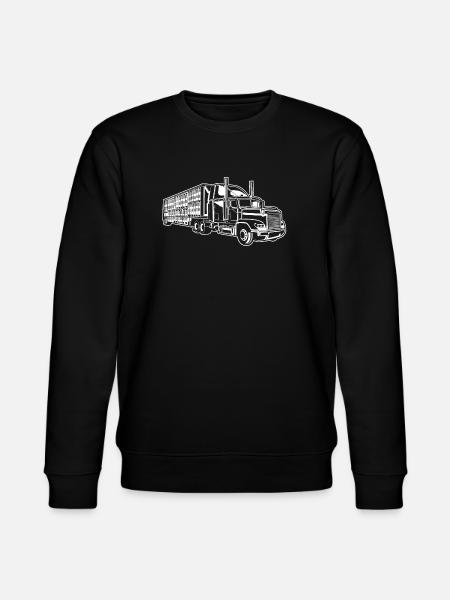 Camion / camion 01_weiß - Sweat bio CHANGER Stanley/Stella Unisexe - noir