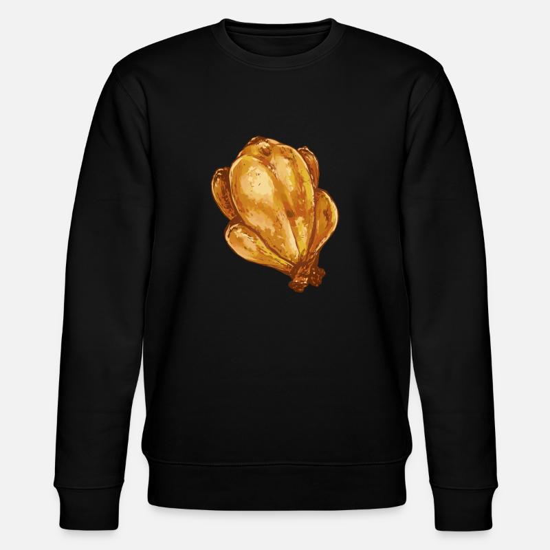 Grillhähnchen und Broiler - Stanley/Stella Unisex Bio-Sweatshirt CHANGER  - Schwarz