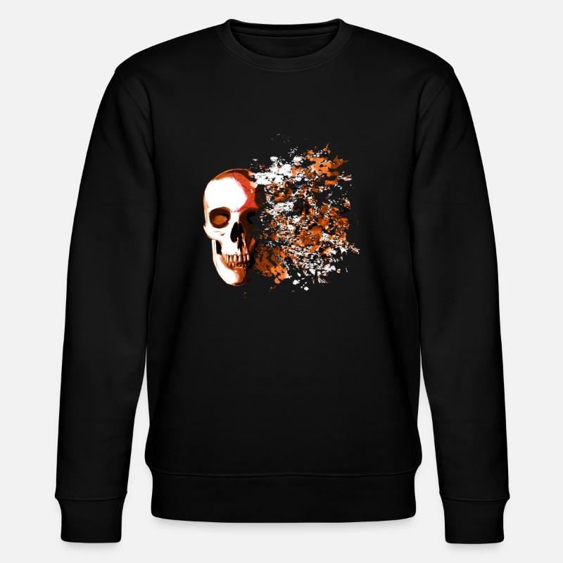 skull explosion - Sweat bio CHANGER Stanley/Stella Unisexe - noir