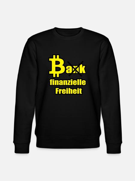Bitcoin vs Bank - Stanley/Stella Unisex Bio-Sweatshirt CHANGER - Schwarz
