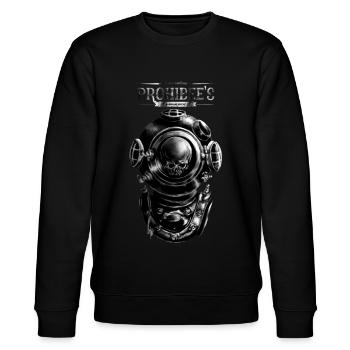 Don' t cry - Stanley/Stella Unisex Bio-Sweatshirt CHANGER  - Schwarz - Vorne - Nik (191cm) & Marisol (170cm)