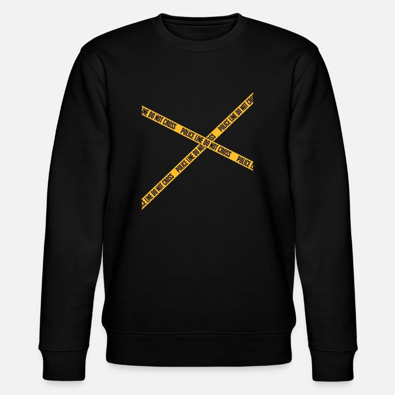 Police Line - Stanley/Stella CHANGER Unisex Organic Sweatshirt - black