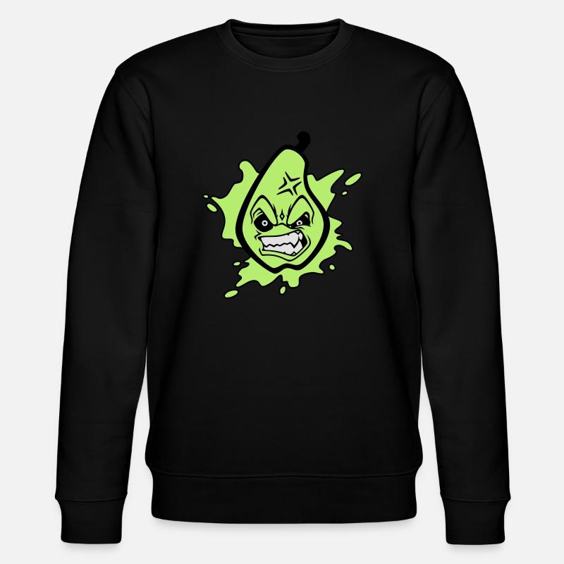 Angry pear - Stanley/Stella Unisex Bio-Sweatshirt CHANGER  - Schwarz