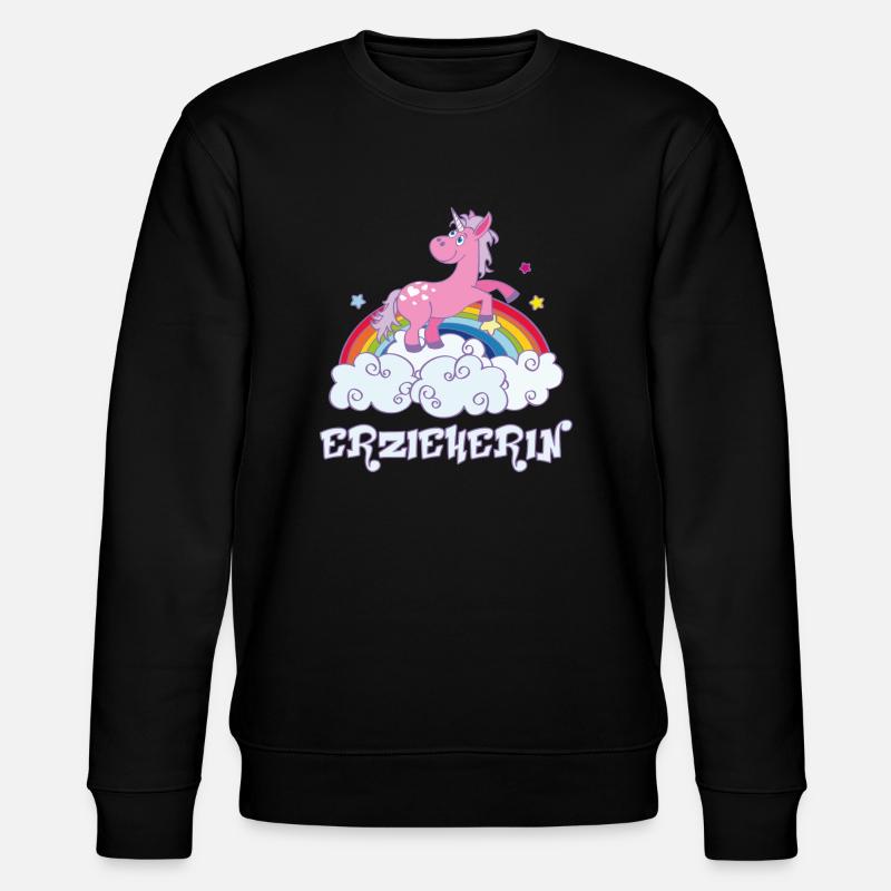 erzieherin - Stanley/Stella Unisex Bio-Sweatshirt CHANGER  - Schwarz