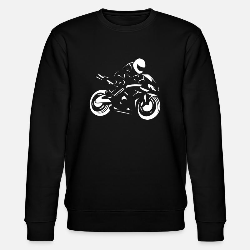Moto de pilote super athlète - Sweat bio CHANGER Stanley/Stella Unisexe - noir