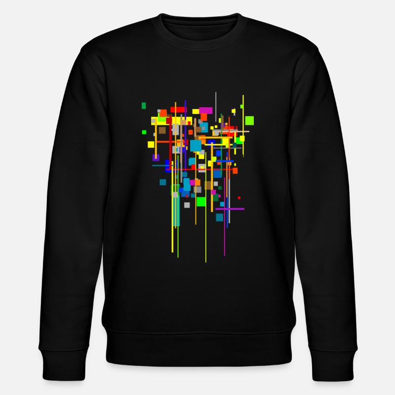 Motifs d’architecture - Peintures de science-fiction - Sweat bio CHANGER Stanley/Stella Unisexe - noir
