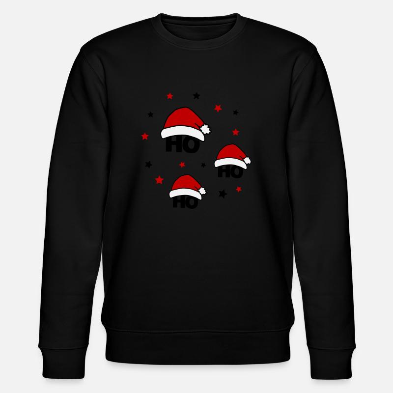 ho ho ho 02 - Stanley/Stella Unisex Bio-Sweatshirt CHANGER  - Schwarz