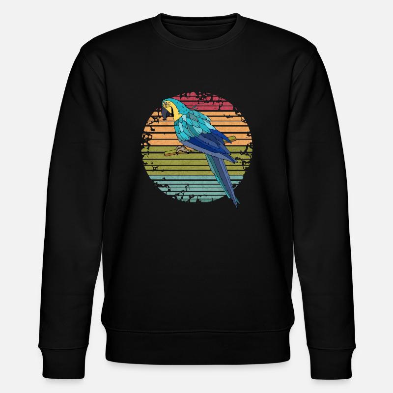 Vogel - Stanley/Stella Unisex Bio-Sweatshirt CHANGER  - Schwarz