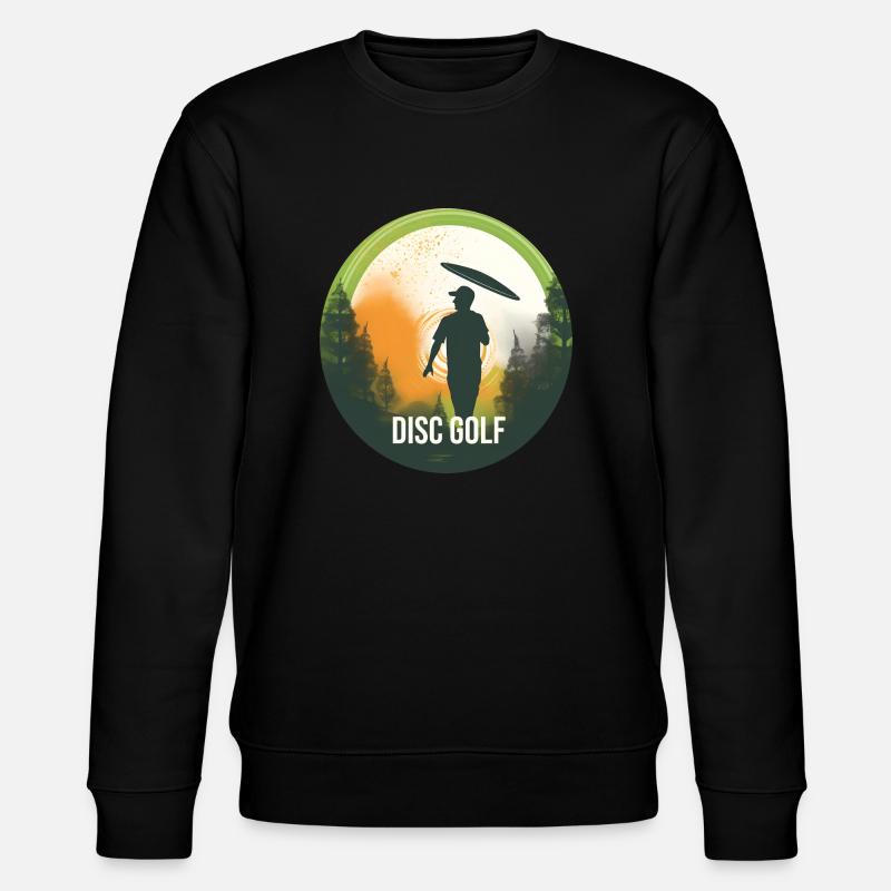 Disc Golf Design - Stanley/Stella Unisex Bio-Sweatshirt CHANGER  - Schwarz