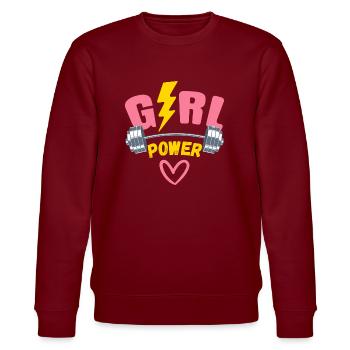 Girl Power Gift Gift Idea Fitness Workout - Sweat bio CHANGER Stanley/Stella Unisexe - bordeaux - Devant - Nik (191cm) & Marisol (170cm)