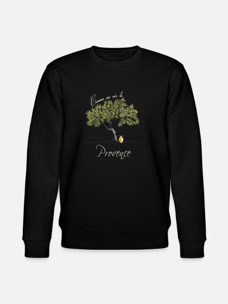 Olive tree, Provence landscape, Provençal art - Stanley/Stella CHANGER Unisex Organic Sweatshirt - black