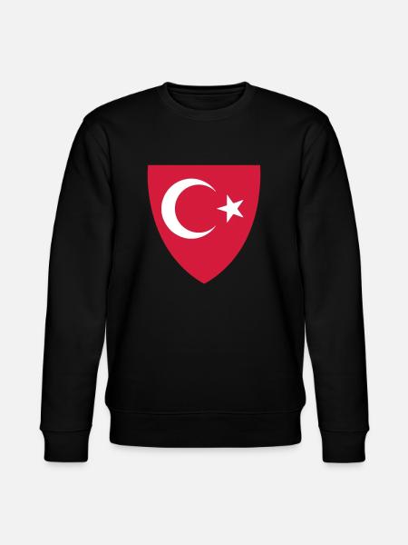 turkey_crest - Stanley/Stella CHANGER Unisex Organic Sweatshirt - black