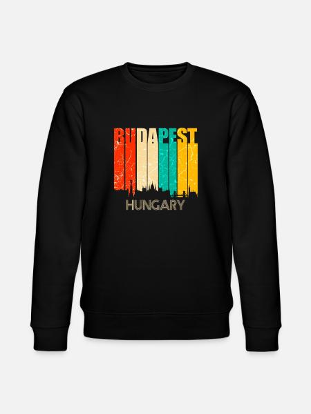 Budapest Hungary - Stanley/Stella CHANGER Unisex Organic Sweatshirt - black