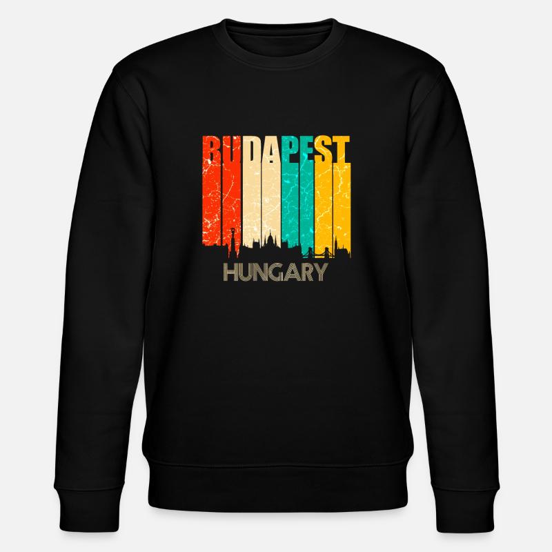 Budapest Ungarn - Stanley/Stella Unisex Bio-Sweatshirt CHANGER  - Schwarz