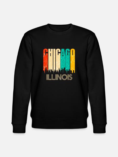 Chicago - Stanley/Stella CHANGER Unisex Organic Sweatshirt - black