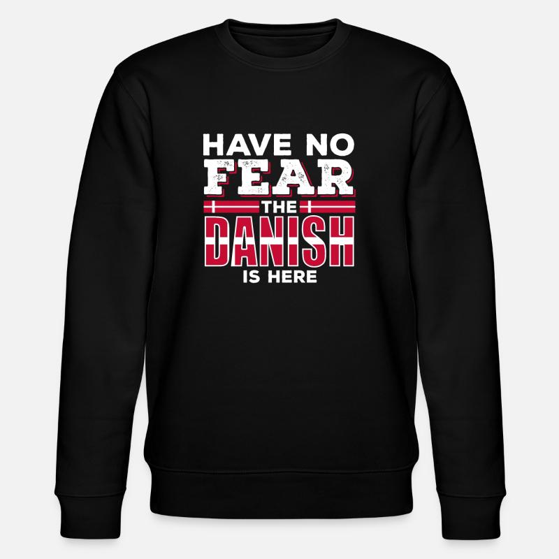 Keine Angst, der Däne ist hier. - Stanley/Stella Unisex Bio-Sweatshirt CHANGER - Schwarz