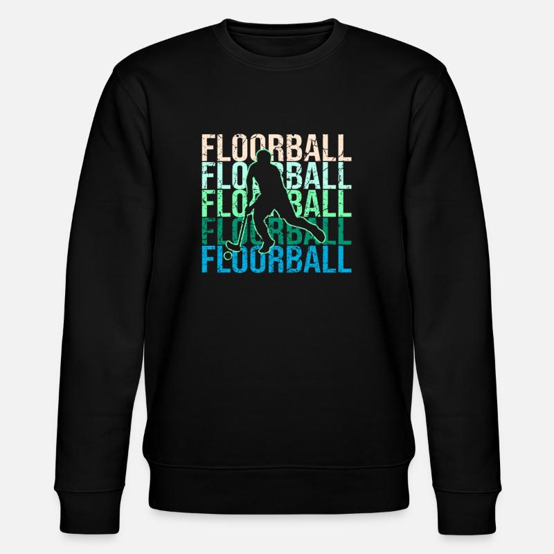 Floorball - Sweat bio CHANGER Stanley/Stella Unisexe - noir