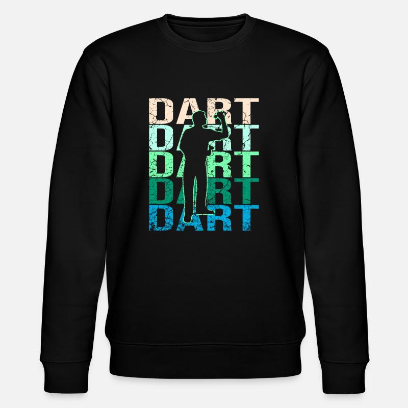 Dart Darts - Stanley/Stella Unisex Bio-Sweatshirt CHANGER  - Schwarz