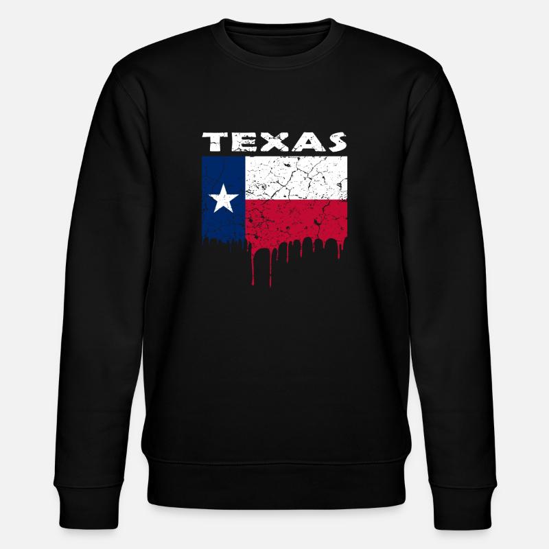 Drapeau du Texas - Sweat bio CHANGER Stanley/Stella Unisexe - noir