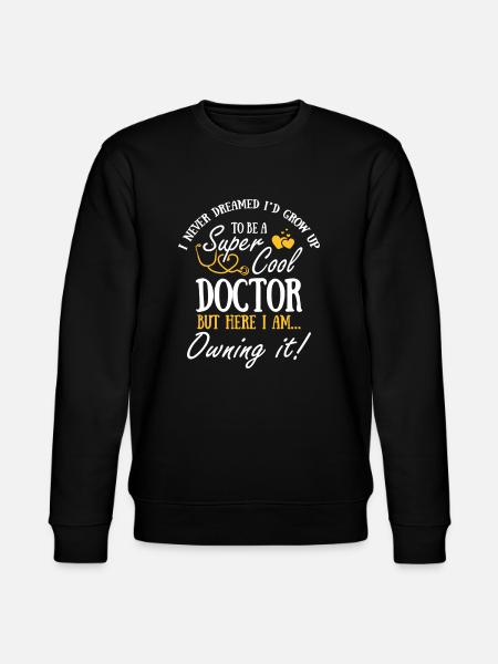 Super cool doctor - Stanley/Stella CHANGER Unisex Organic Sweatshirt - black