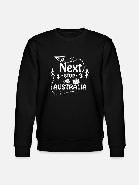 Australien Australia Next - Stanley/Stella Unisex Bio-Sweatshirt CHANGER  - Schwarz