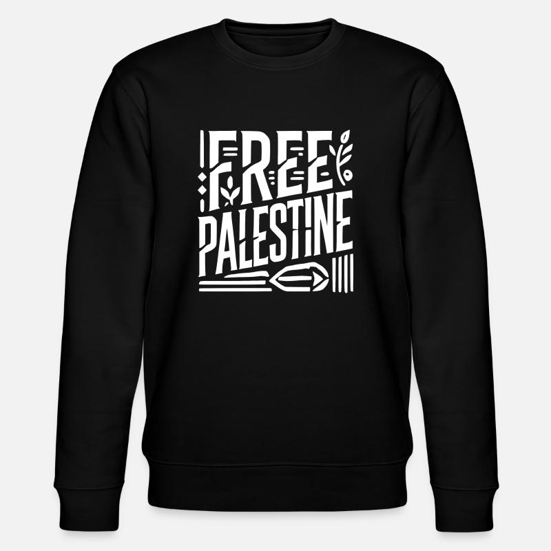 Free palestine - Sweat bio CHANGER Stanley/Stella Unisexe - noir