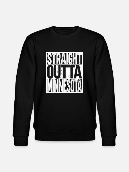 Minnesota - Stanley/Stella CHANGER Unisex Organic Sweatshirt - black