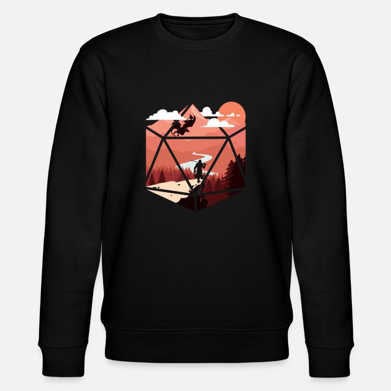 RPG-RPG-Tabletop-Rollenspiele Gamer-Rollenspiel - Stanley/Stella Unisex Bio-Sweatshirt CHANGER  - Schwarz