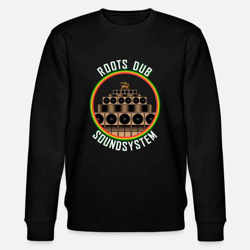 Roots Dub Soundsystem - Stanley/Stella Unisex Bio-Sweatshirt CHANGER  - Schwarz