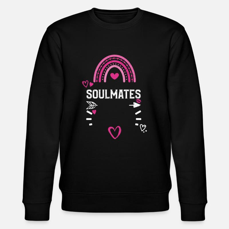 Âmes sœurs - Saint-Valentin - Sweat bio CHANGER Stanley/Stella Unisexe - noir