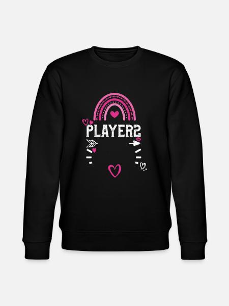 Player2 - Valentine's Day - Stanley/Stella Unisex Bio-Sweatshirt CHANGER  - Schwarz