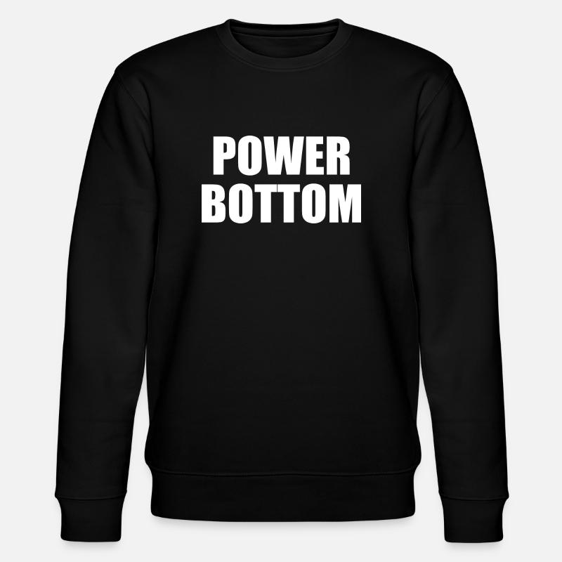 Power bottom - Sweat bio CHANGER Stanley/Stella Unisexe - noir