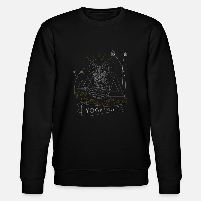 Fuchs Yoga retro - Sweat bio CHANGER Stanley/Stella Unisexe - noir