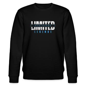 Limited Schlosser Legende. - Stanley/Stella Unisex Bio-Sweatshirt CHANGER  - Schwarz - Vorne - Nik (191cm) & Marisol (170cm)