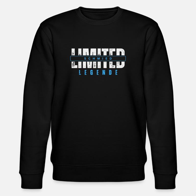 Limited Blacksmith Legend. - Stanley/Stella CHANGER Unisex Organic Sweatshirt - black