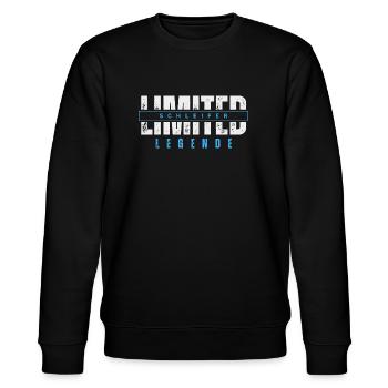 Limited grinder legend. - Stanley/Stella CHANGER Unisex Organic Sweatshirt - black - Front - Nik (191cm) & Marisol (170cm)
