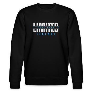 Limited Kassierer Legende. - Stanley/Stella Unisex Bio-Sweatshirt CHANGER  - Schwarz - Vorne - Nik (191cm) & Marisol (170cm)