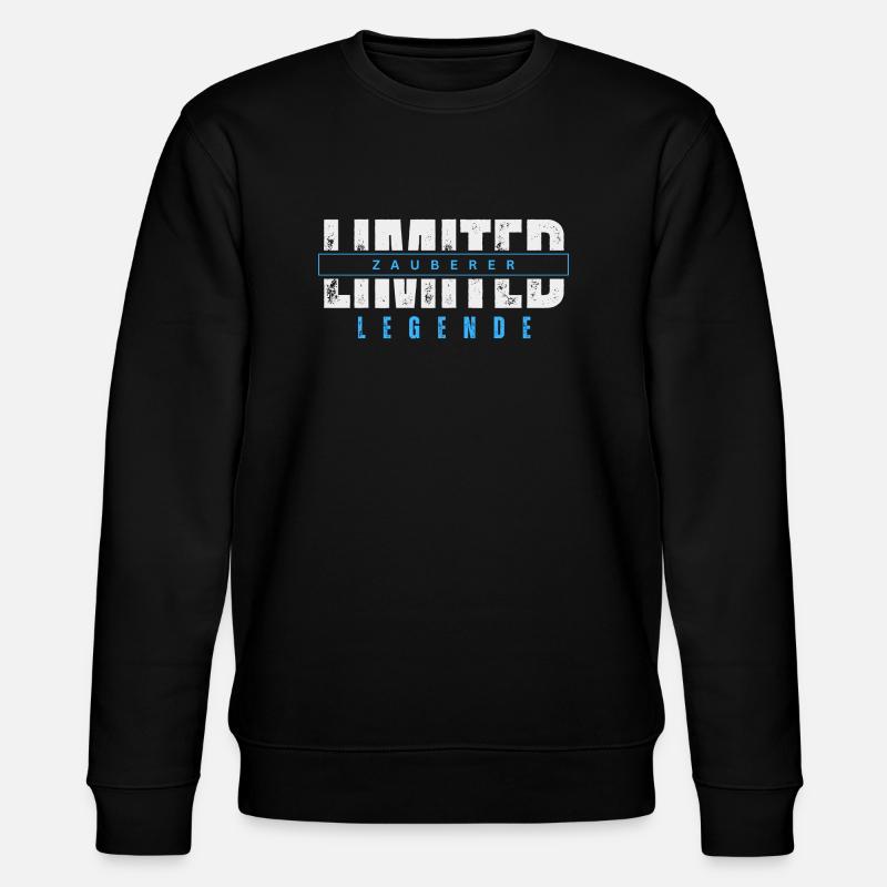 Limited Wizard Legend. - Stanley/Stella CHANGER Unisex Organic Sweatshirt - black