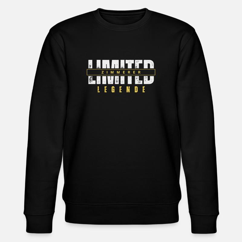 Légende limitée du charpentier. - Sweat bio CHANGER Stanley/Stella Unisexe - noir