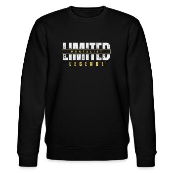 Limited Mentalist Legend. - Stanley/Stella CHANGER Unisex Organic Sweatshirt - black - Front - Nik (191cm) & Marisol (170cm)