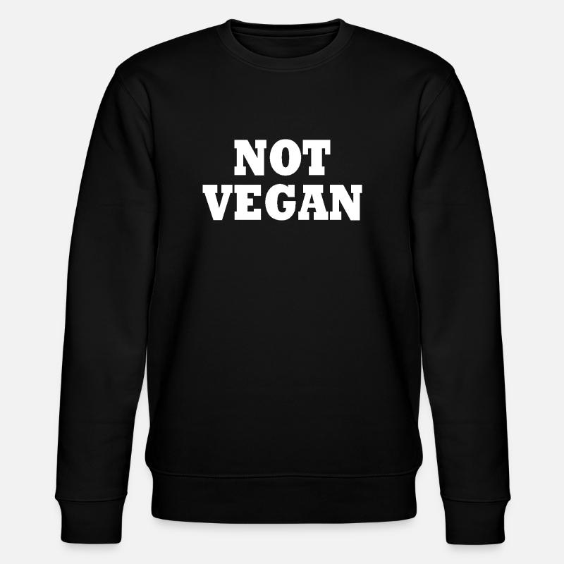 Not vegan - Stanley/Stella Unisex Bio-Sweatshirt CHANGER  - Schwarz