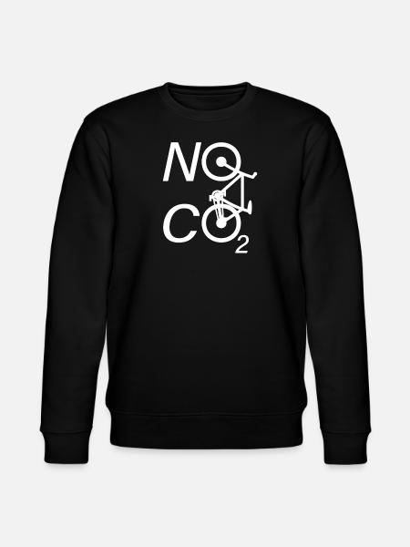 Pas de CO2 Bike Changement climatique VTT VTT E-Bike - Sweat bio CHANGER Stanley/Stella Unisexe - noir