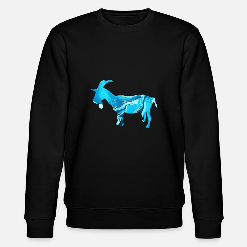 ZIEGE - Stanley/Stella Unisex Bio-Sweatshirt CHANGER  - Schwarz