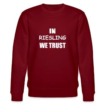 IN RIESLING WE TRUST - Sweat bio CHANGER Stanley/Stella Unisexe - bordeaux - Devant - Nik (191cm) & Marisol (170cm)