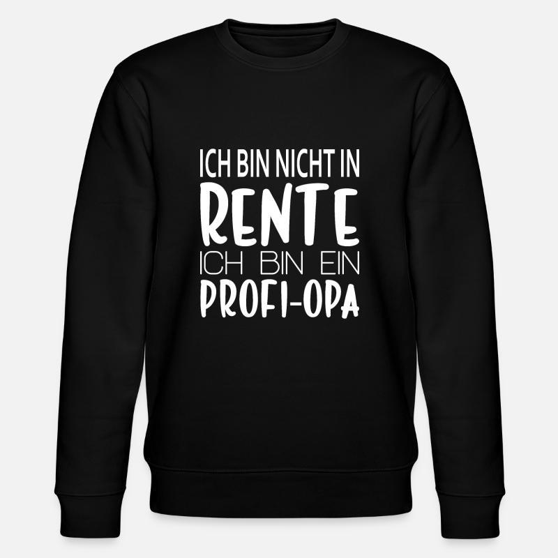 PROFI-OPA - Stanley/Stella Unisex Bio-Sweatshirt CHANGER  - Schwarz