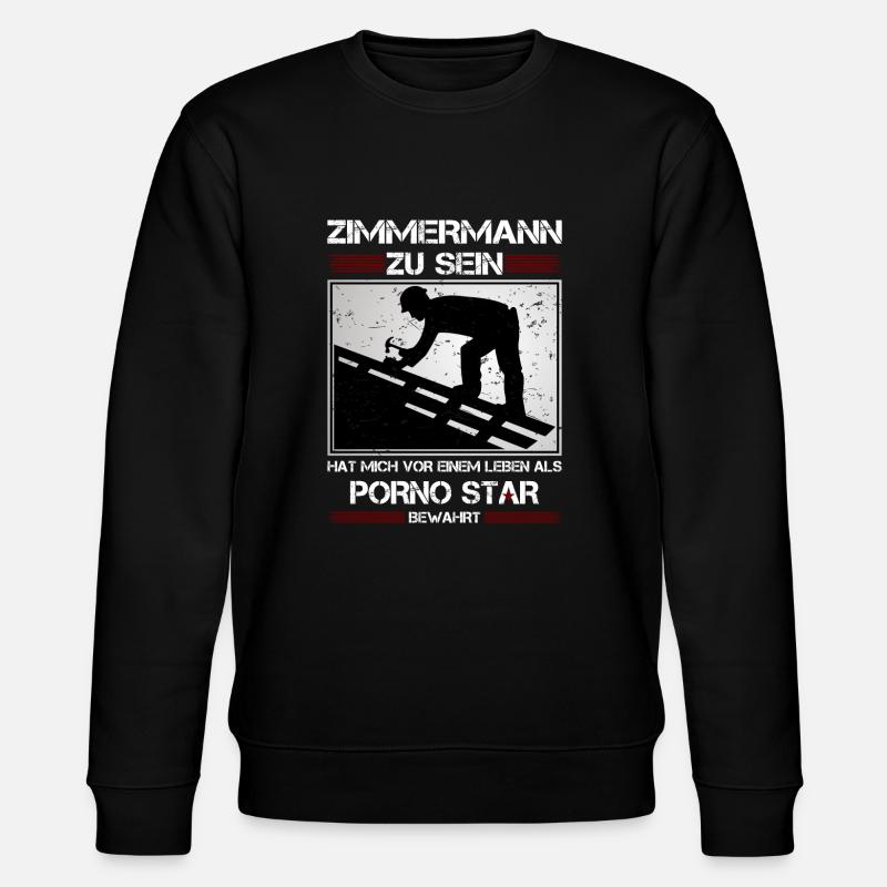 ZIMMERMANN ZU SEIN.... - Stanley/Stella Unisex Bio-Sweatshirt CHANGER  - Schwarz