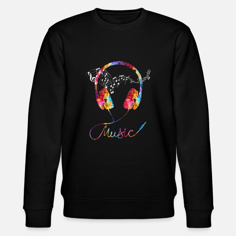 Musik - Stanley/Stella Unisex Bio-Sweatshirt CHANGER  - Schwarz