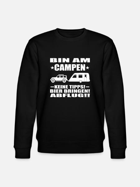 Camping - Stanley/Stella Unisex Bio-Sweatshirt CHANGER - Schwarz