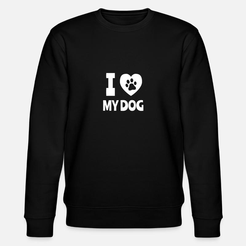 J'AIME MON CHIEN - Sweat bio CHANGER Stanley/Stella Unisexe - noir
